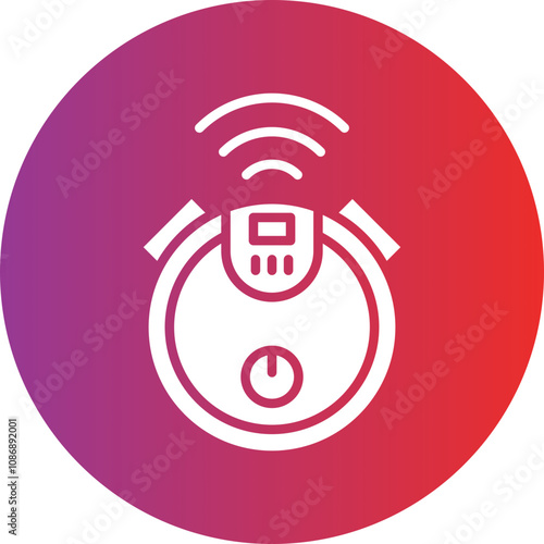Robot Vaccum Icon Style