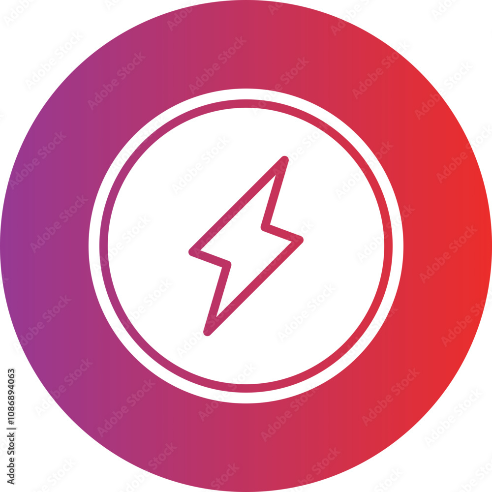 Electricity Icon Style Electricity Icon Style