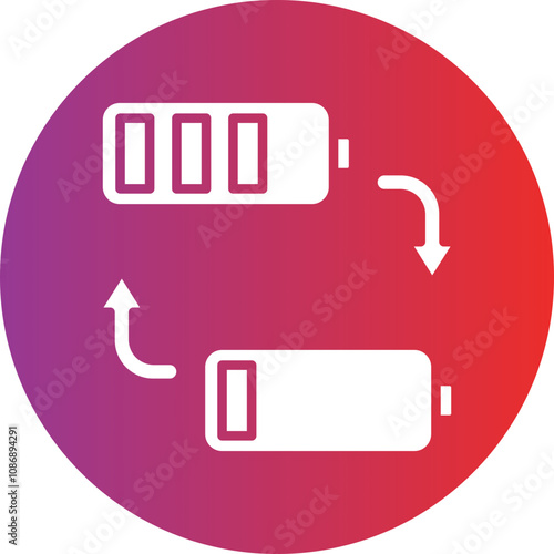Swappable Batteries Icon Style