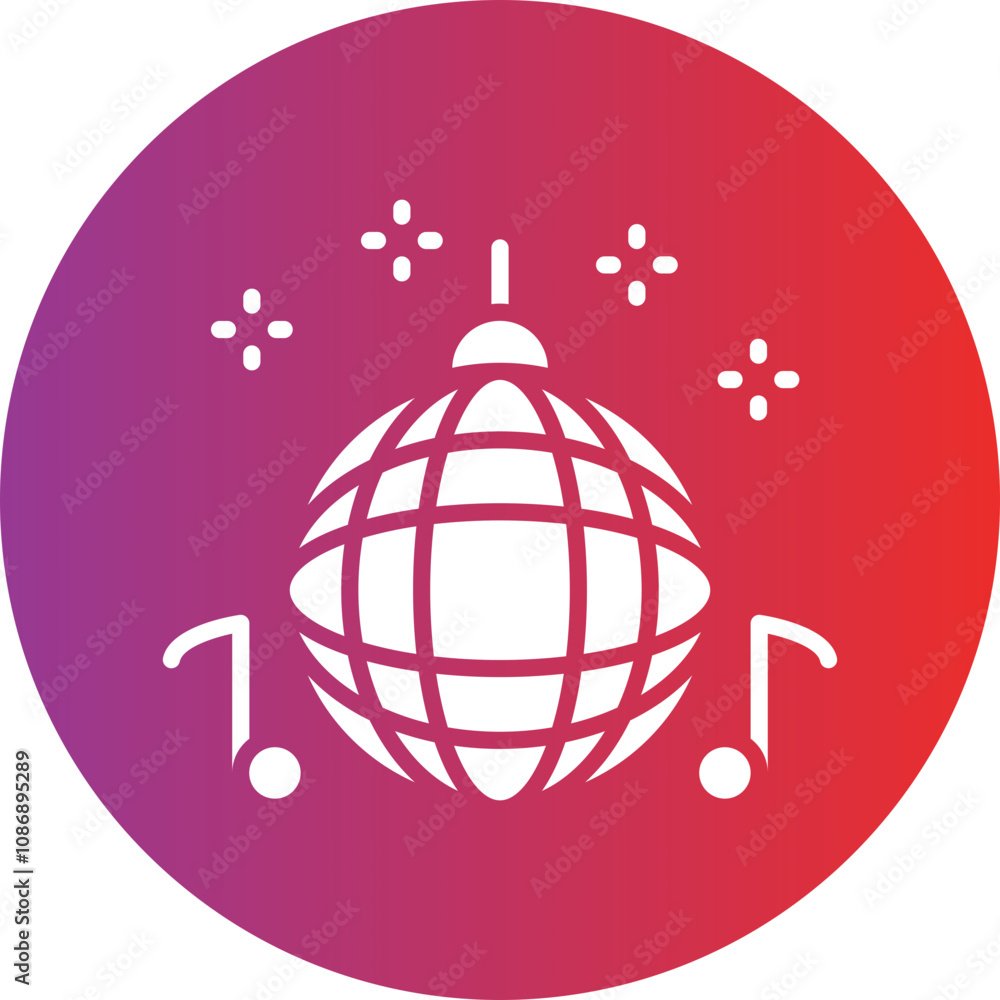 Disco Ball Icon Style Disco Ball Icon Style