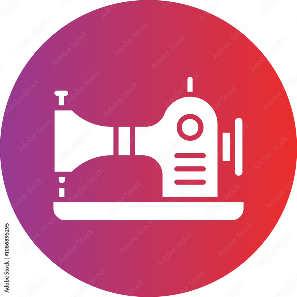 Sewing Machine Icon Style Sewing Machine Icon Style