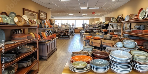 Ceramic Dishware Store Interior