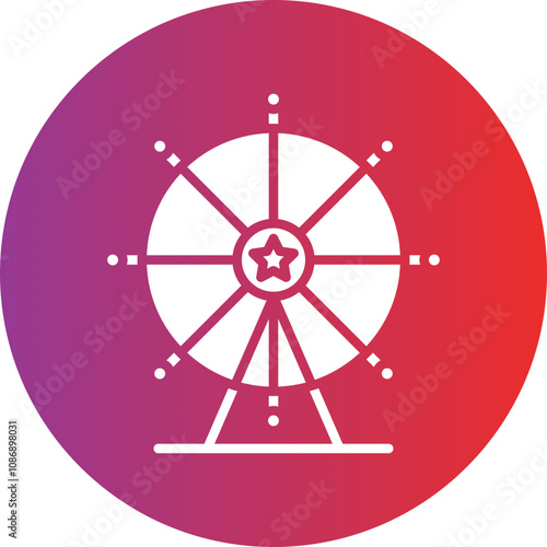 Ferris Wheel Icon Style