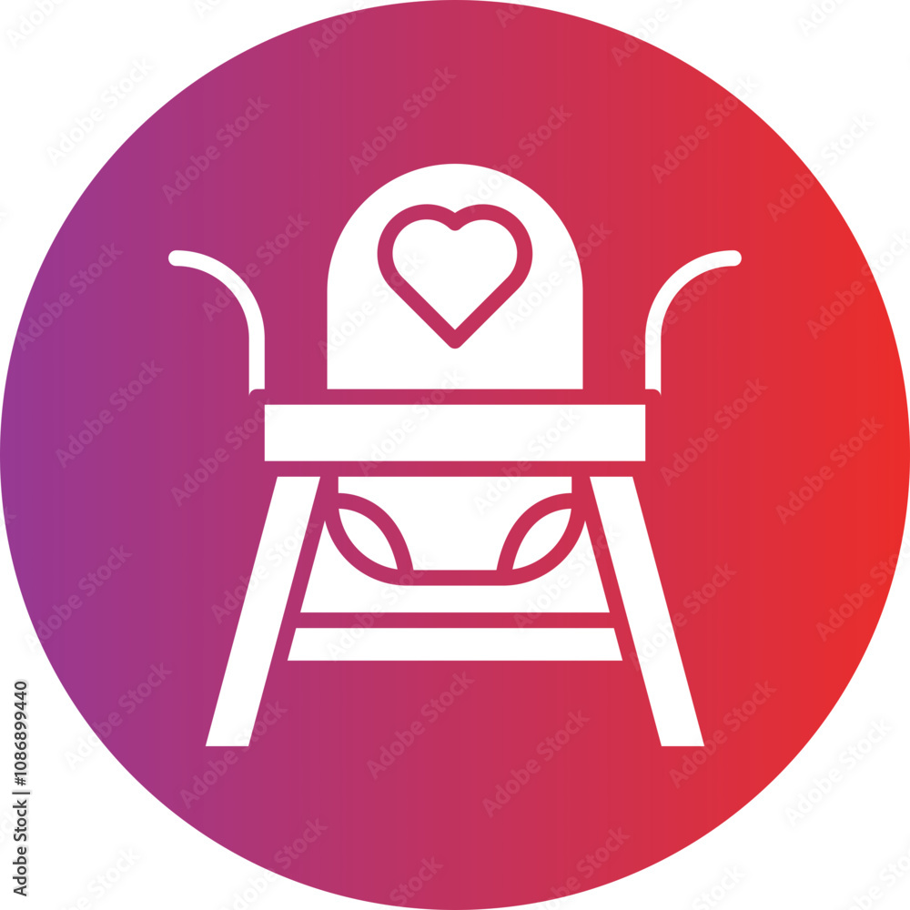 Baby Chair Icon Style Baby Chair Icon Style