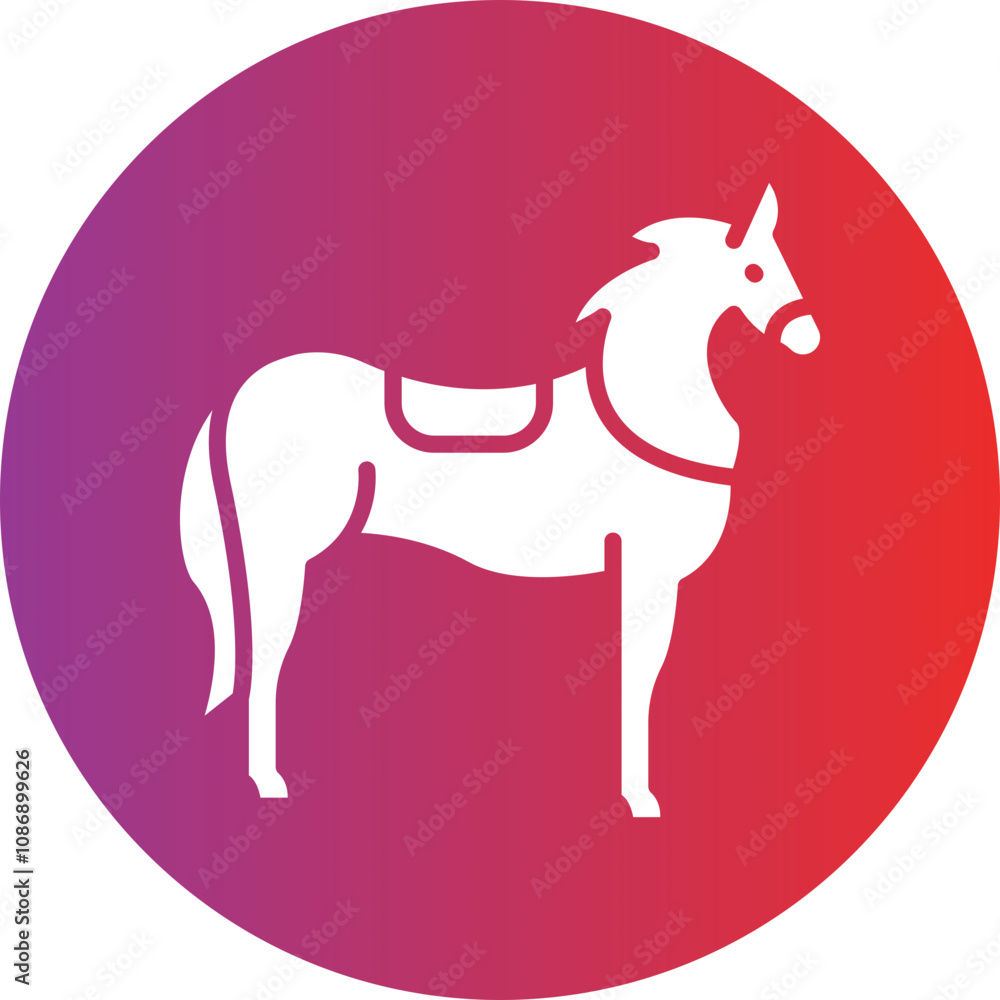Obraz premium Horse Icon Style