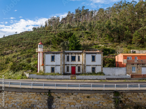 Faro de Rebordiño en Muros A Coruña Galicia