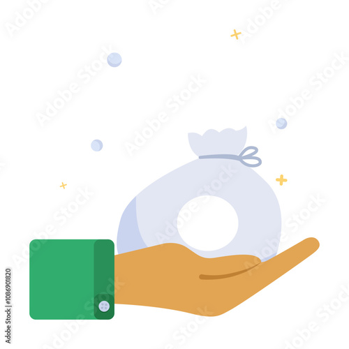 Gifts icon. Receiving and giving gifts makes for better relationships. Icon about Islam