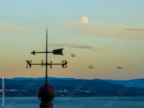 Faro de Rebordiño en Muros A Coruña Galicia