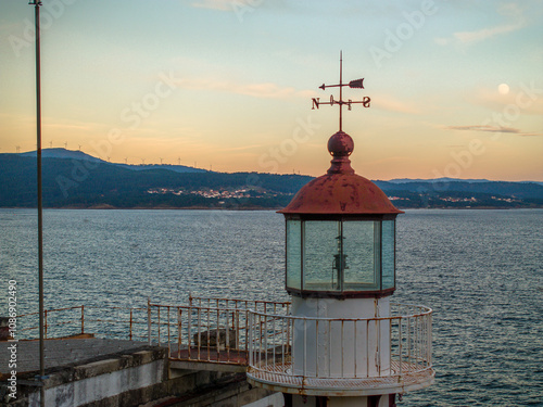 Faro de Rebordiño en Muros A Coruña Galicia