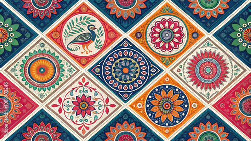 4K Old Time Mosaic Stones