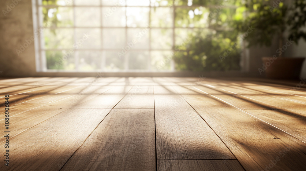 Sunlit 3D Render of a Cozy Living Room with Large Window and Wooden Flooring. Modern Interior Design Concept with Natural Light and Warm Ambiance Sunlit 3D Render of a Cozy Living Room with Large Window and Wooden Flooring. Modern Interior Design Concept with Natural Light and Warm Ambiance