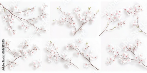 Delicate Cherry Blossom Branches Arrangement