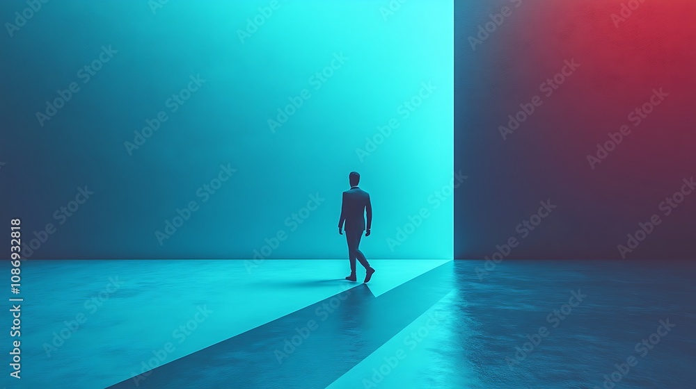 silhouette of a person walking on the beach silhouette of a person walking on the beach
