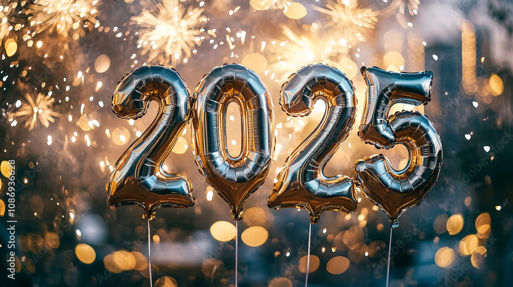 2025 New Year Celebration Typography 2025 New Year Celebration Typography