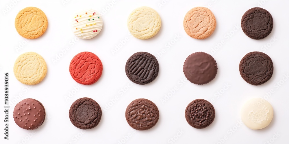 Assortment of Delicious Cookies Assortment of Delicious Cookies