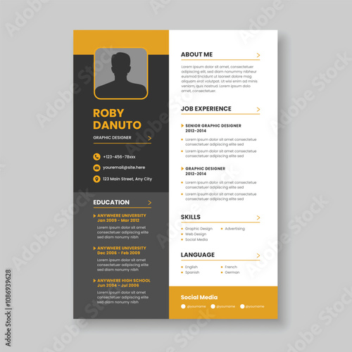 Professional Resume / CV template