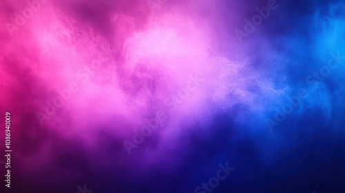 Abstract Pink and Blue Smoke Background: A Vivid, Dreamlike Swirl of Colors