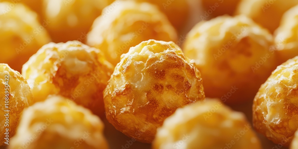 Crunchy, Cheese-Coated Snack Balls Crunchy, Cheese-Coated Snack Balls