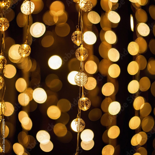 a string of lights with the words christmas  on it.