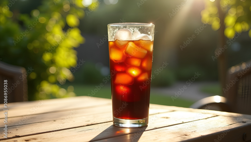 Summer's Shadow: Cold Brew On Wood Summer's Shadow: Cold Brew On Wood