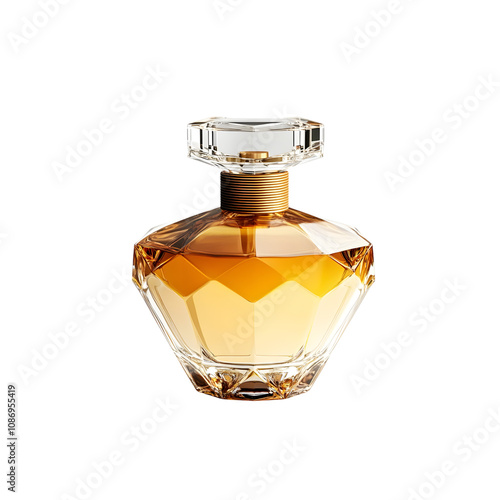 Luxury Perfume Bottle PNG Isolated on White Background