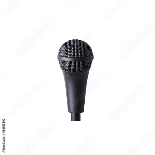 Microphone Isolated on White Background