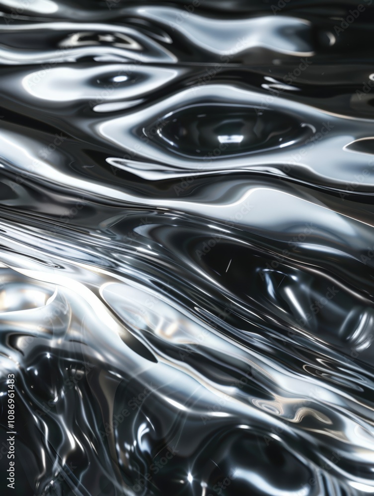 Liquid Metal Abstract Liquid Metal Abstract