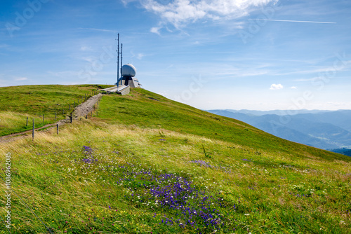 Grand Ballon, the highest peak in the Vosges Mountains