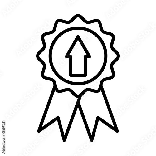 Motivational Star line icon