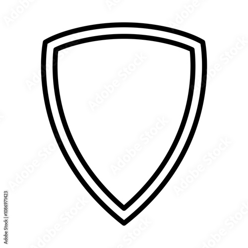 Free Download Shield of Honor line icon - GFXLoad
