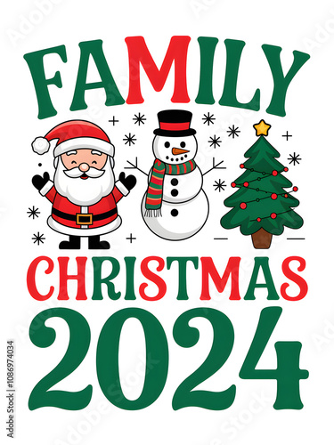 christmas card with snowman