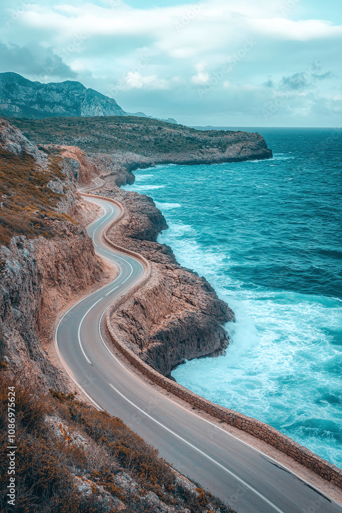 Coastal Winding Road - Stunning Scenic Route Coastal Winding Road - Stunning Scenic Route