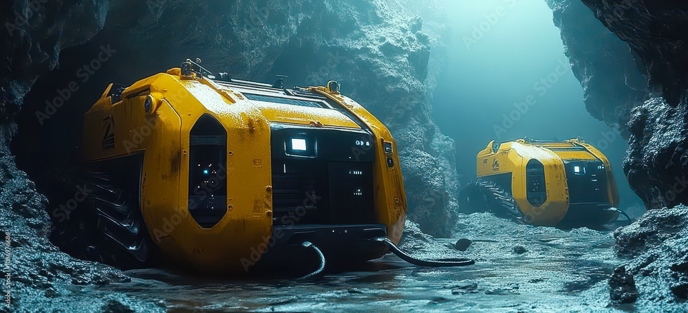 Autonomous AI Mining Robots Exploring Deep-Sea and Underground Mineral Resources Autonomous AI Mining Robots Exploring Deep-Sea and Underground Mineral Resources