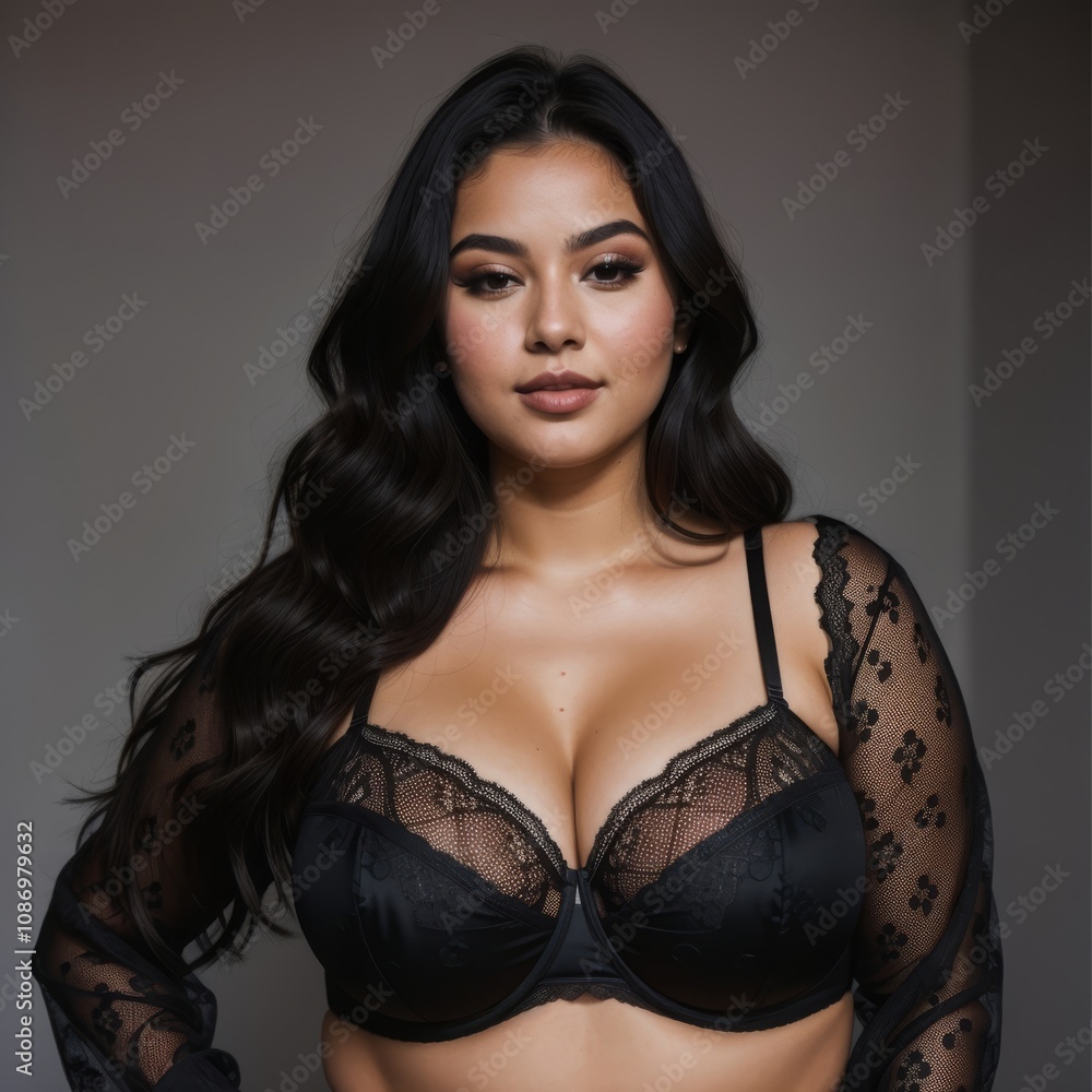 Plus Size Beauty in Delicate Wear Plus Size Beauty in Delicate Wear
