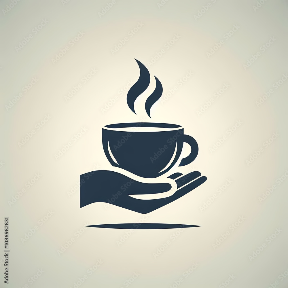 Obraz premium Warm Coffee Served with Care