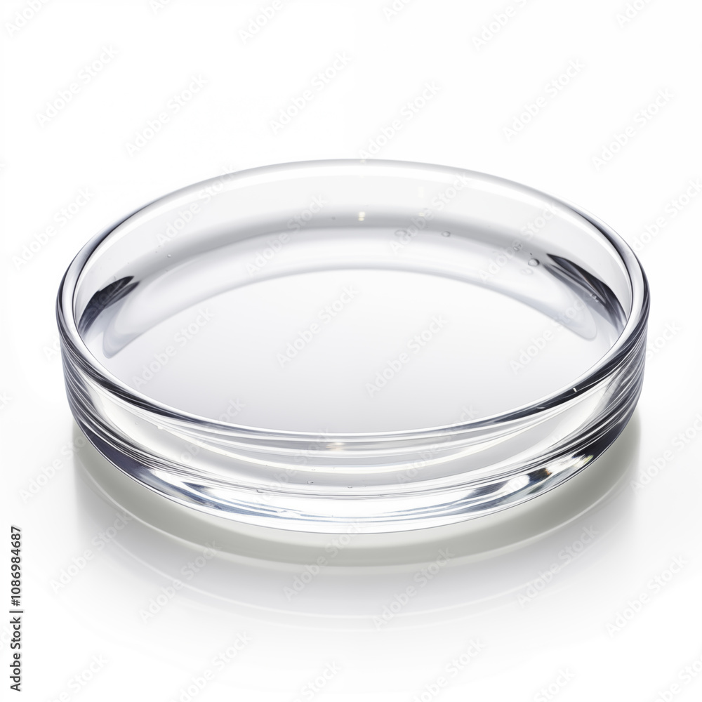 Laboratory glassware group with transparent liquid Laboratory glassware group with transparent liquid