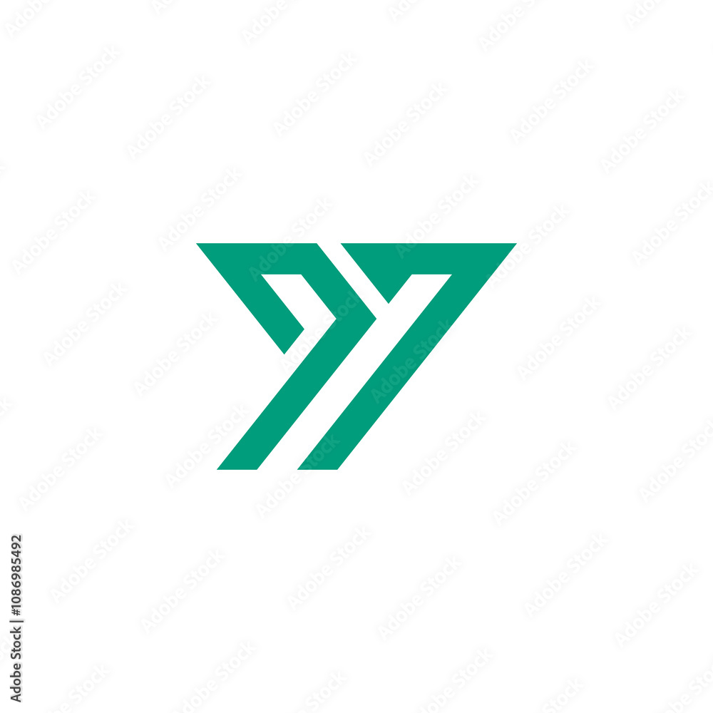 Geometric Letter Y logo design vector template Geometric Letter Y logo design vector template