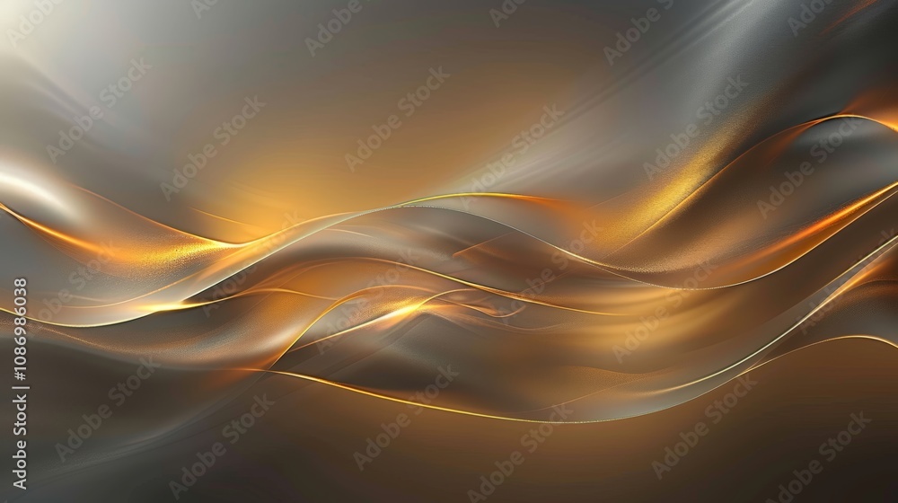 Obraz premium Abstract light wave motion 