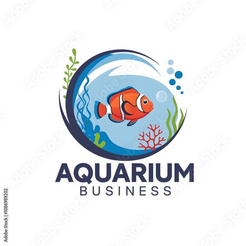 Aquarium logo design 