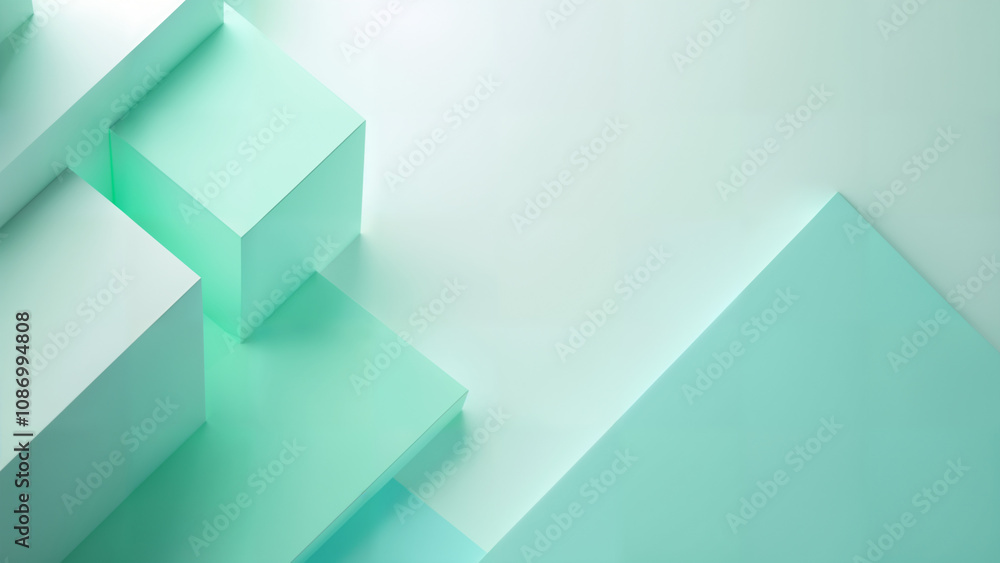 A Modern Geometric Abstract Background in White, Blue, and Green for Digital Marketing and Social Media A Modern Geometric Abstract Background in White, Blue, and Green for Digital Marketing and Social Media