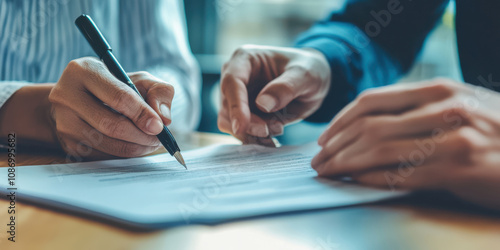 A patient signing an informed consent form before participating in a clinical trial