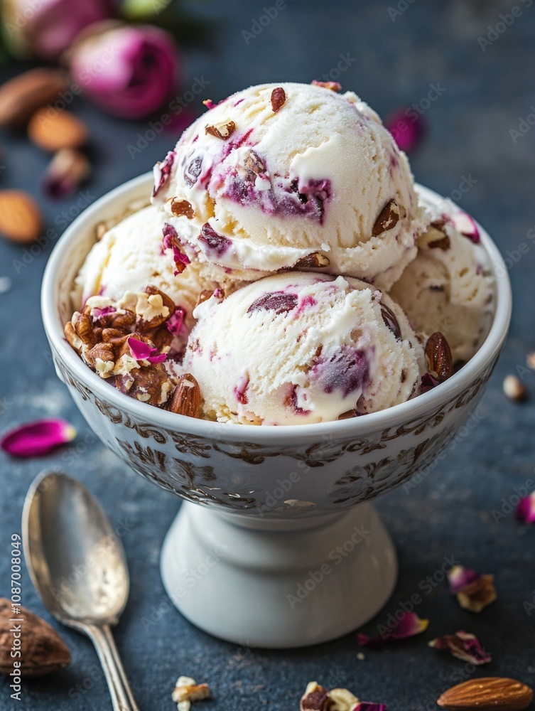 Pints of Delight: Indulgent Red Berry Ice Cream Pints of Delight: Indulgent Red Berry Ice Cream