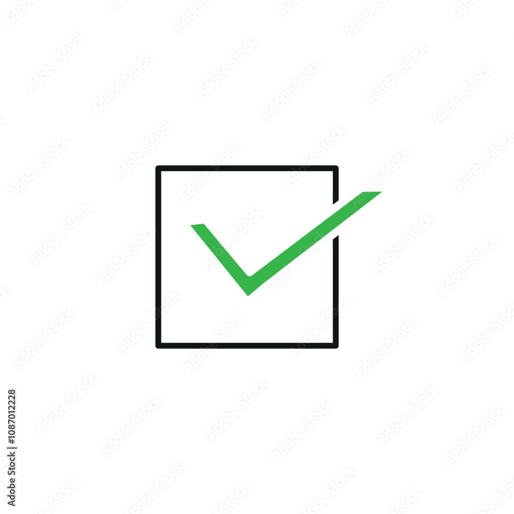 a checkmark icon on a transparent background, a check mark, a note about the work done, a flat vector illustration a checkmark icon on a transparent background, a check mark, a note about the work done, a flat vector illustration