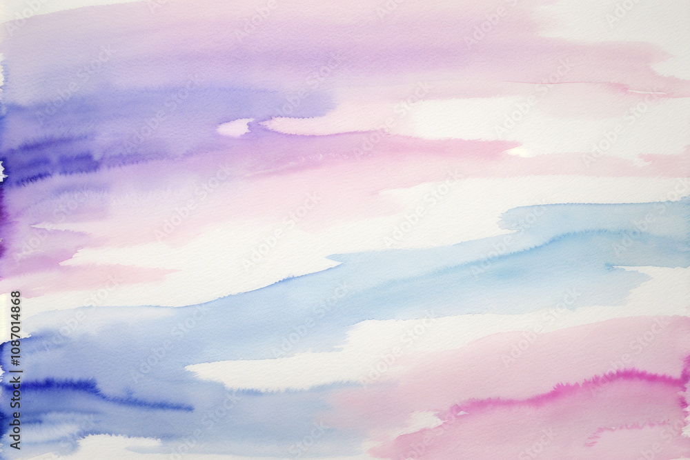 Obraz premium a watercolor painting depicting flowing lines