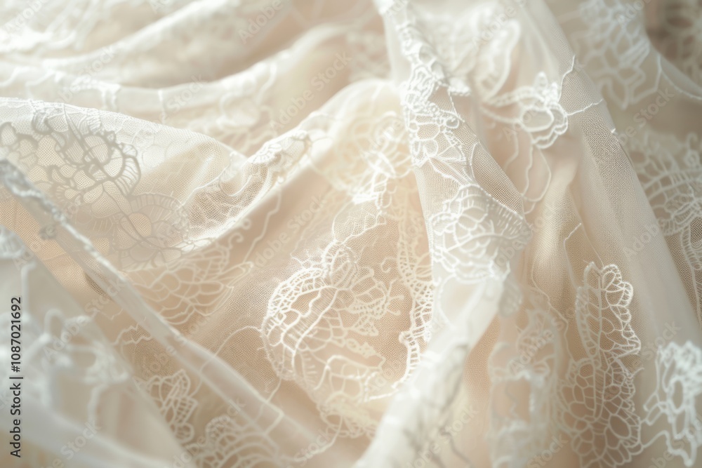 Soft Lace Fabric with Intricate Floral Patterns Perfect for Wedding, Fashion, Textiles, Home Decor and Craft Projects with a Delicate Touch of Elegance and Style Soft Lace Fabric with Intricate Floral Patterns Perfect for Wedding, Fashion, Textiles, Home Decor and Craft Projects with a Delicate Touch of Elegance and Style