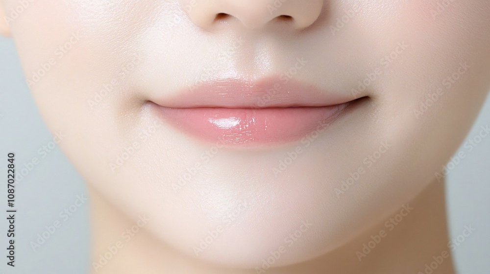 A striking close up portrait showcasing the flawless luminous complexion of a person s face the result of state of the art laser skin rejuvenation treatment A striking close up portrait showcasing the flawless luminous complexion of a person s face the result of state of the art laser skin rejuvenation treatment
