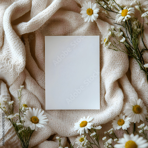 Wedding Card Mockup, PSD, Boho Invitation Card Mockup, Birthday Card, Boho Mockup, A Series Ratio Card	