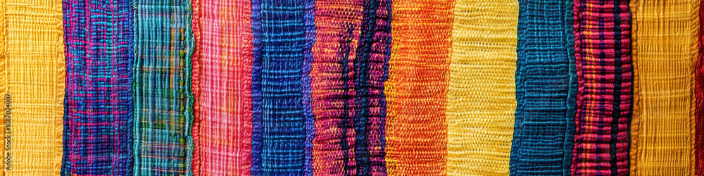 A traditional, intricate tapestry hangs on the wall, its colorful threads weaving together a story of history and craftsmanship in a bland corporate setting. A traditional, intricate tapestry hangs on the wall, its colorful threads weaving together a story of history and craftsmanship in a bland corporate setting.