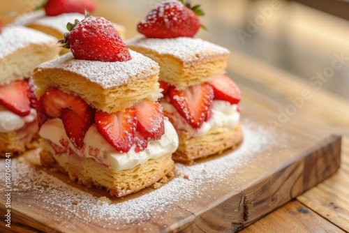 Strawberry Shortcake Delight: Savor the Sweet and Flaky Pastry Blissfully