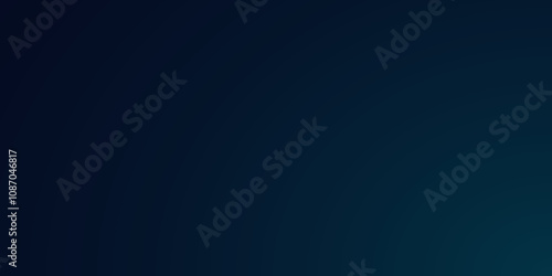 Dark Blue Minimalistic Background with Light Effect. Soft Glow Gradient on a Deep Blue Canvas. Abstract gradient background design. Illustration. Vector. Gradient. 